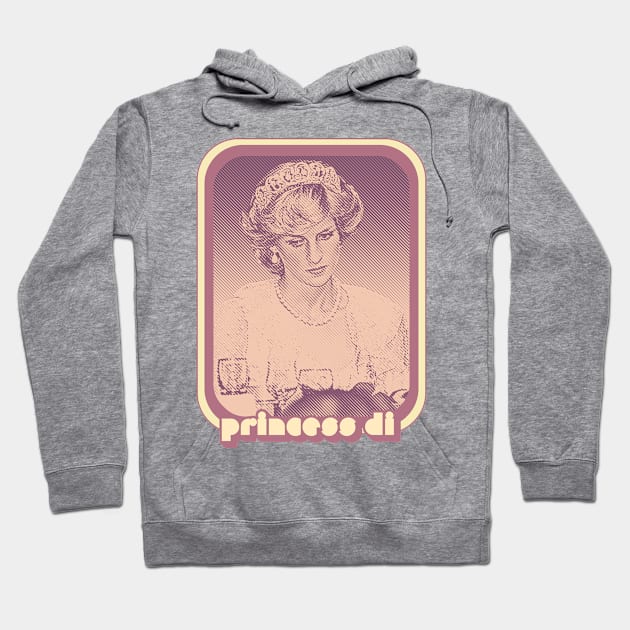 Princess Diana /// Retro Style Fan Design Hoodie by DankFutura